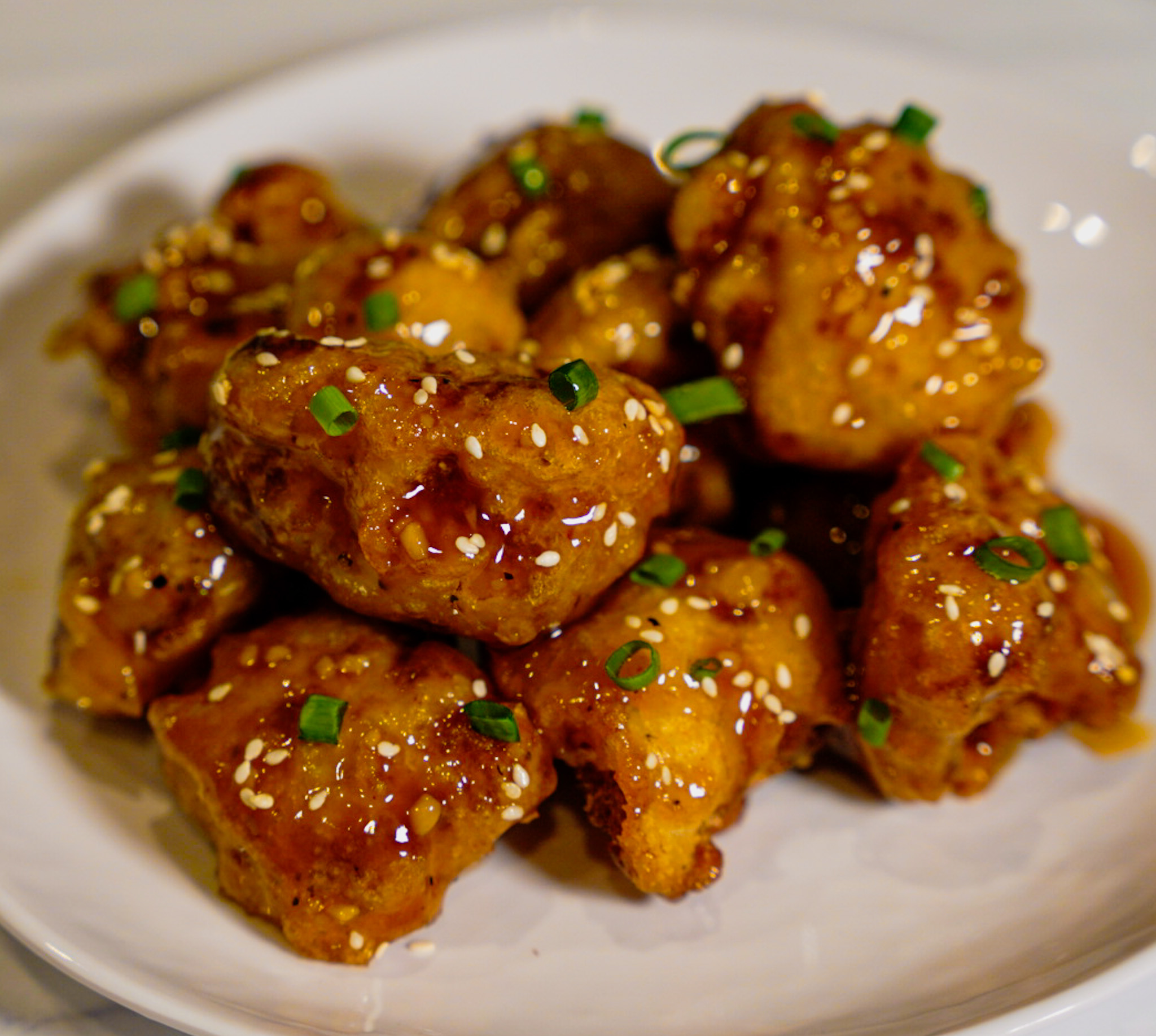 Honee Garlic Cauliflower Wings